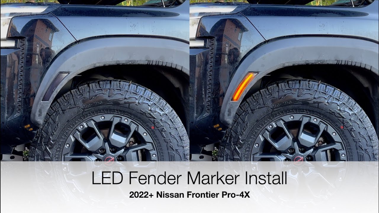LED Fender Markers Install