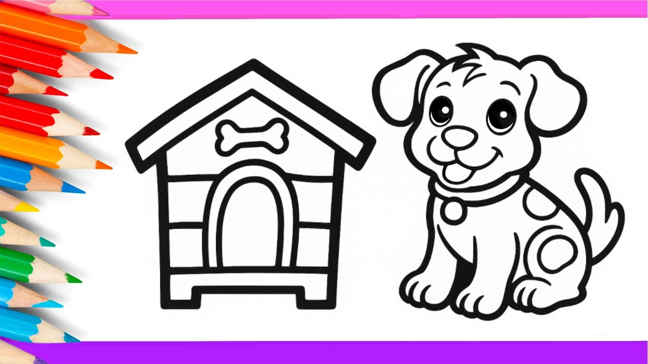 Learn Colors with Cute Puppy | Orion Doodles