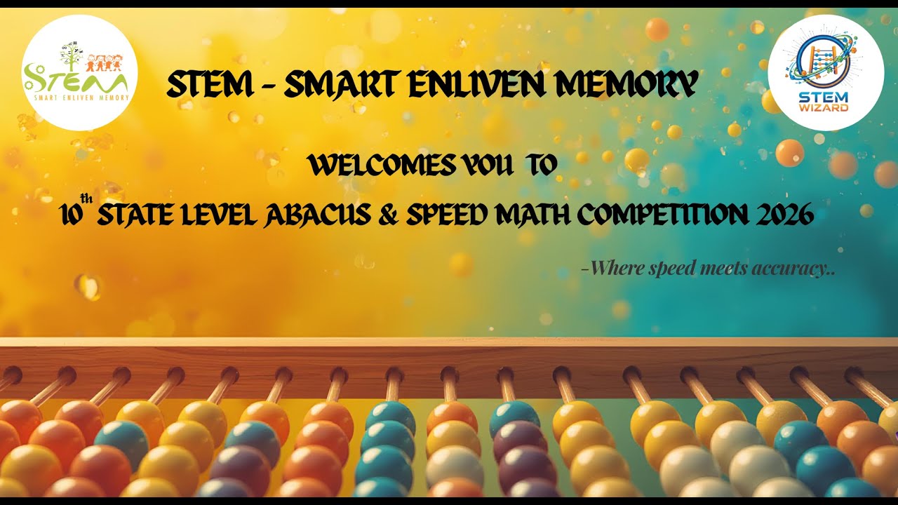 STEM WIZARD 2026 | STATE LEVEL ABACUS & SPEED MATH COMPETITION 
