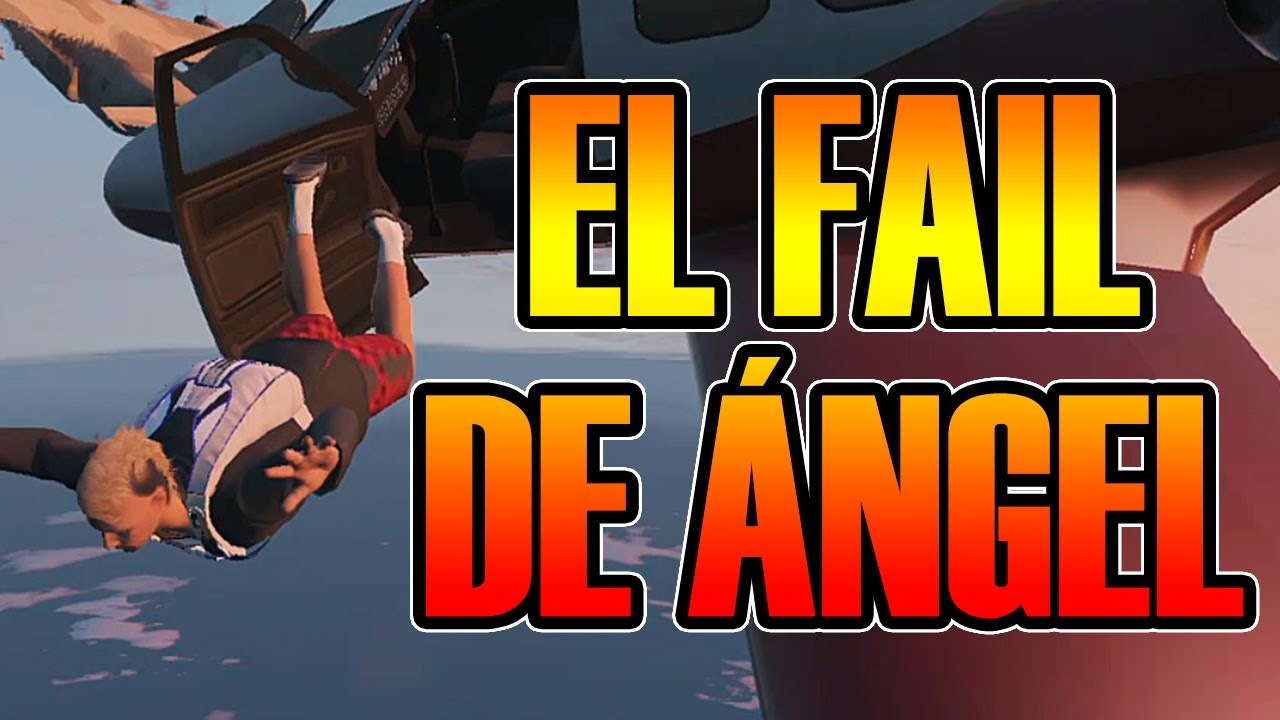 GTA V ONLINE | EL FAIL DE ÁNGEL, BELLO EL DESTELLO Y CARRERA DE COCHES Y AVIONES xD | Josemi