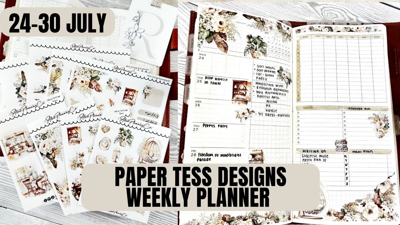 Paper Tess Designs - Weekly PWM || 24-30 July ||  Productivity