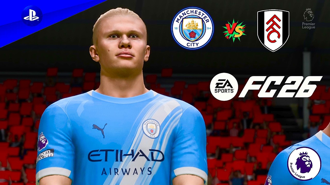مانشستر سيتي vs فولهام | مباراة الجولة 26 من Premier League موسم 25/26 🏆 بتعليق عربي🎙️في FC 26