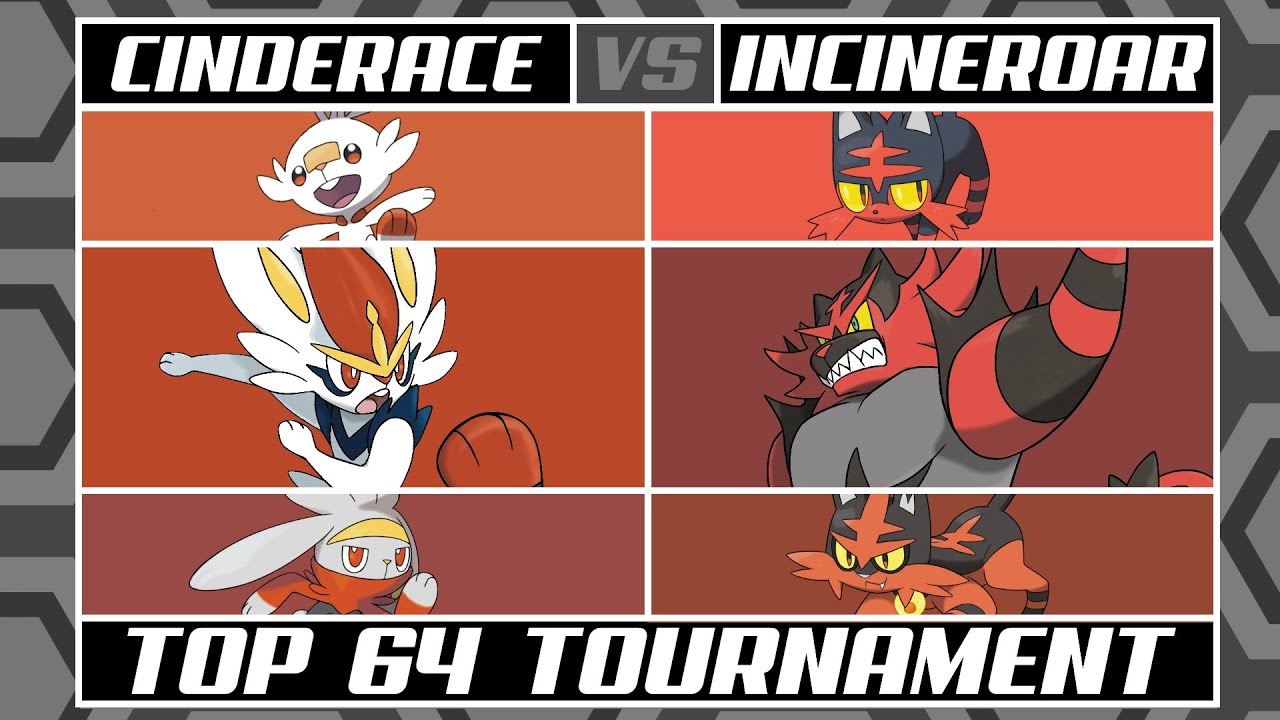 CINDERACE vs INCINEROAR | Top 64 Pokémon Tournament: Battle #32 | Alola-Galar Division [Last 64]