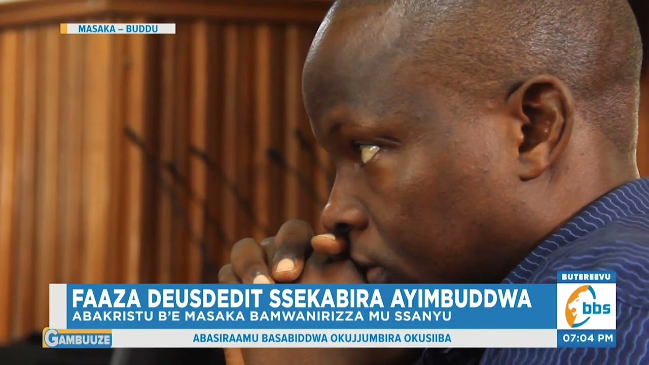 Faaza Deusdedit Ssekabira Ayimbuddwa, Abakristu b’e Masaka Bamwanirizza mu Ssanyu