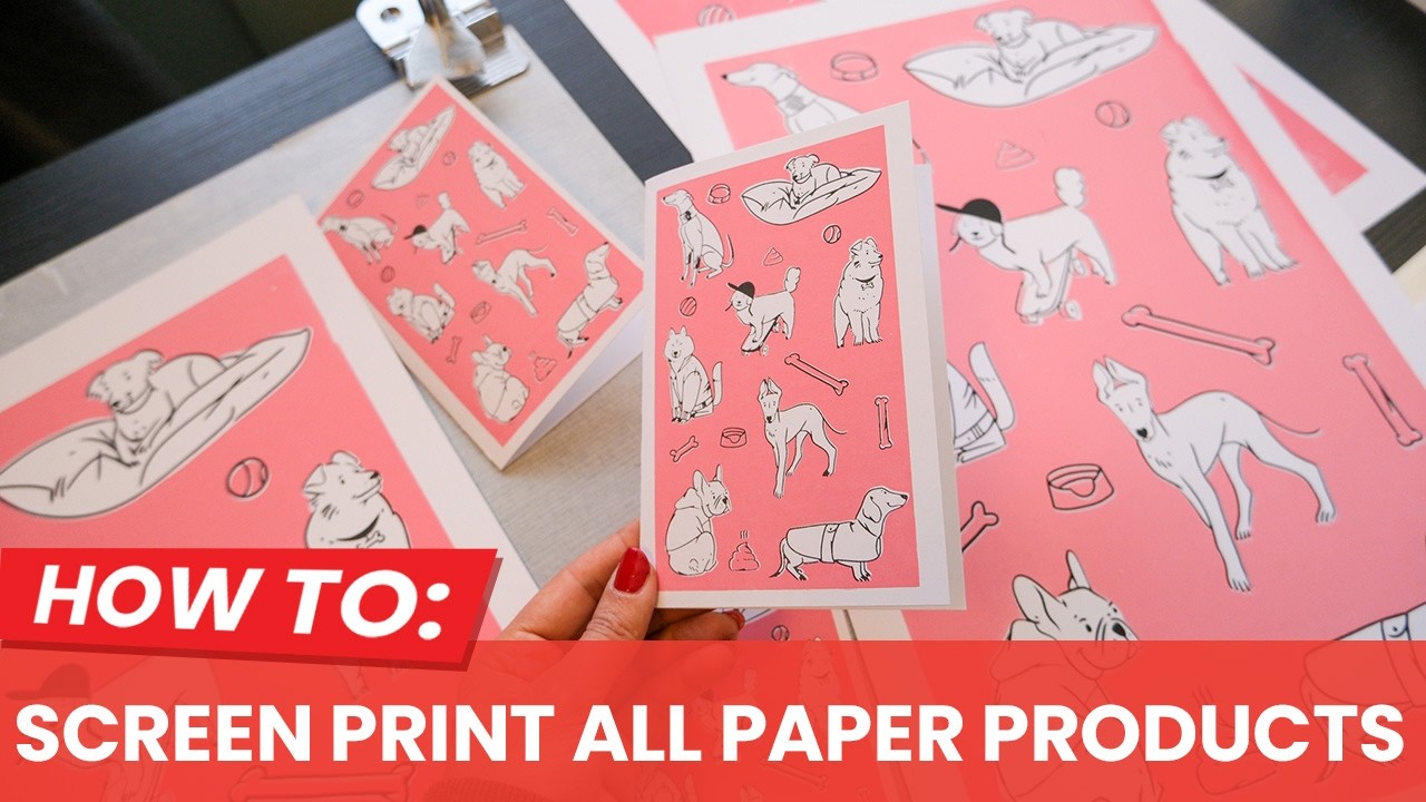 Пошаговая инструкция по печати плаката и визитной карточки | от Screenprintdirect.com