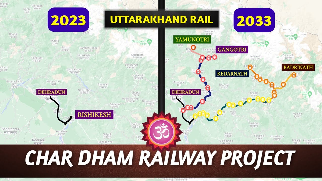 Bringing Railways to Kedarnath! 🕉️🔥❤️ &mdash; THE CHAR DHAM RAILWAY PROJECT