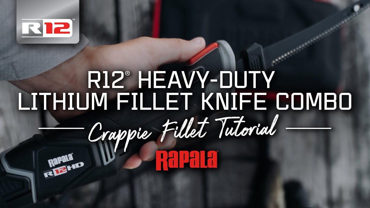 Rapala&reg; | How to Fillet a Crappie (R12&reg; Heavy-Duty Lithium Fillet Knife Tutorial)