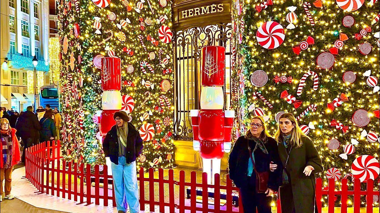 MADRID NAVIDAD 2025!!🎄LUCES y DECORACIÓN NAVIDEÑA🎄​Espectacular FACHADA del FOUR SEASONS Hotel🎄