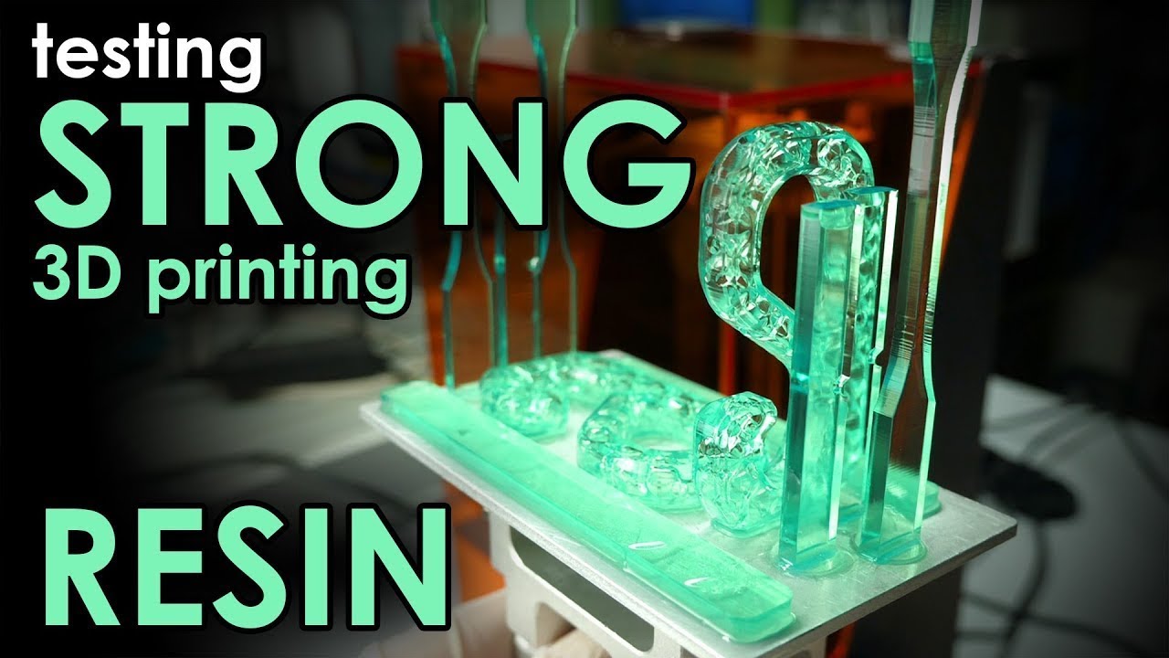 STRONG parts from a Resin 3D Printer? Testing TOUGH Engineering Resin!
