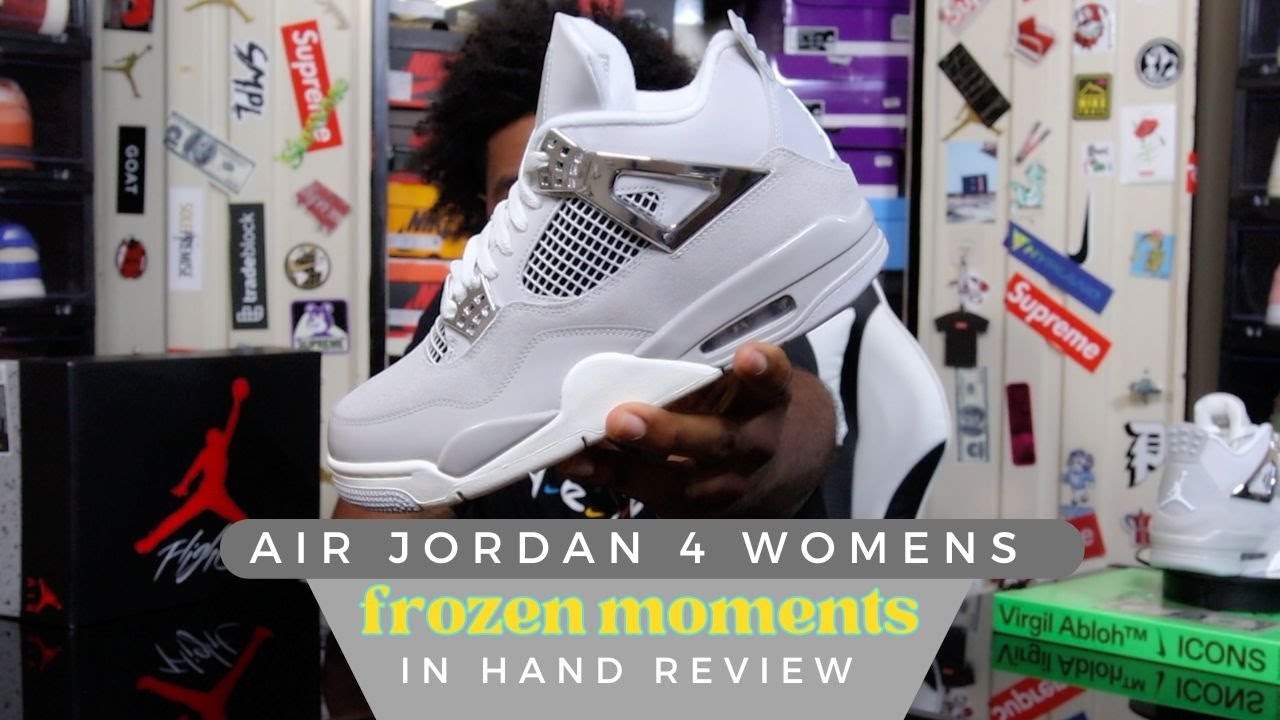 This one Tiny Flaw destroyed the whole shoe!  Air Jordan 4 women's  'frozen moments' in hand review