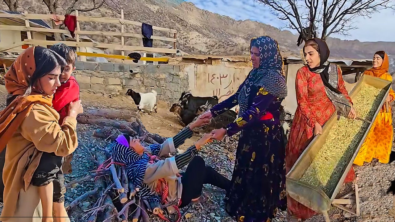The challenges of Fariba and her daughters' trip to the mountains