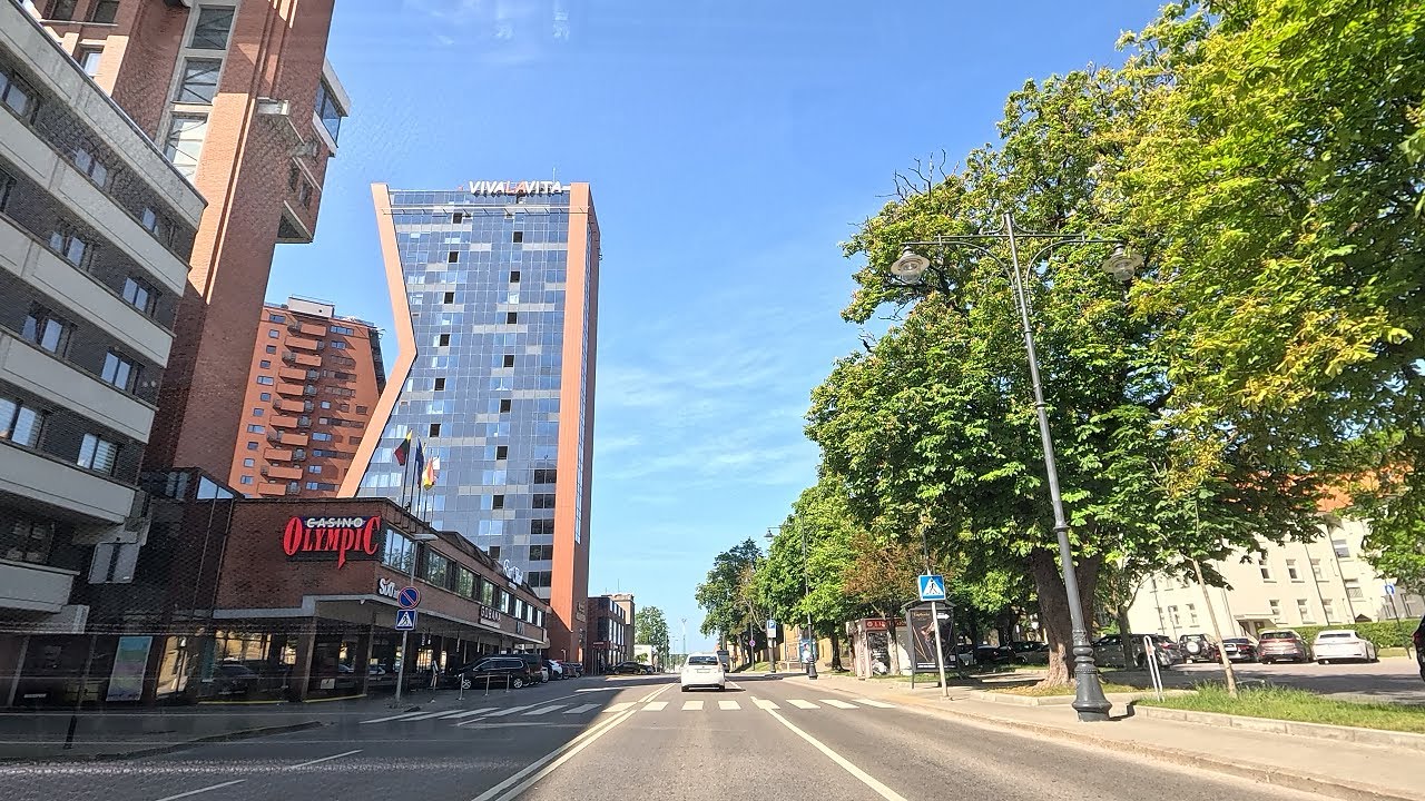 🇱🇹 Klaipėda, Lithuania, Street Driving Tour