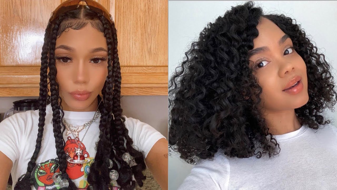 💚 QUICK AND CUTE HAIRSTYLES FOR CURLY GIRLS 💚