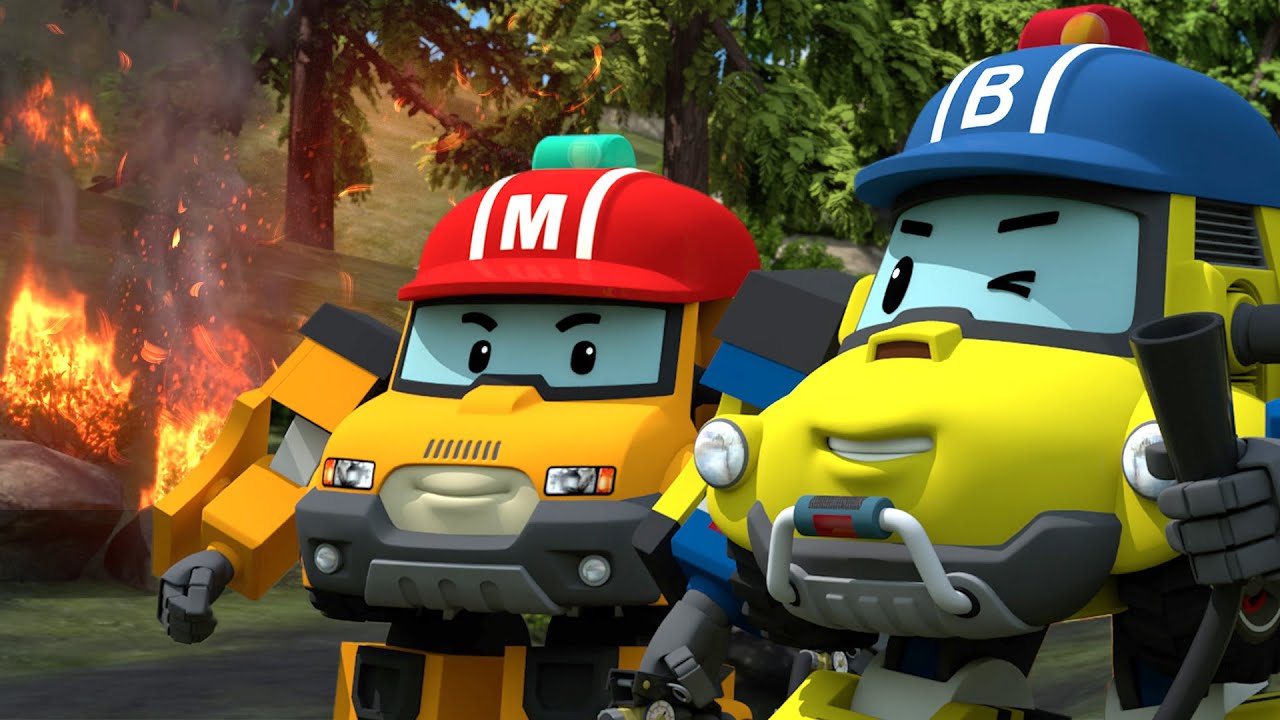 Seri Keselamatan Kebakaran Hutan│Seri Keselamatan Kebakaran🚒│Robocar POLI TV Bahasa Indonesia