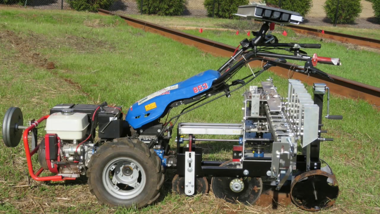 No-Till Transplanter for Walk Behind Tractors