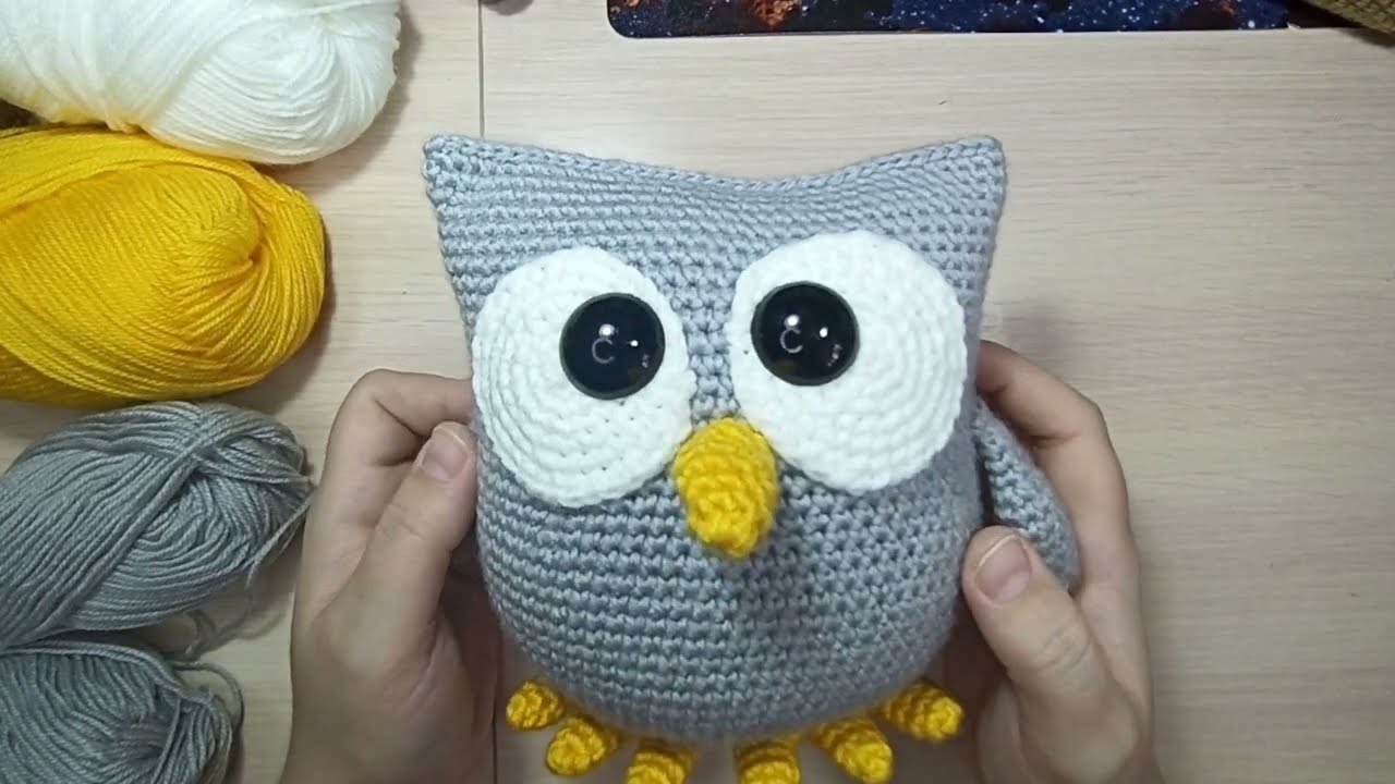 МК//Вязаная крючком игрушка Совушка.