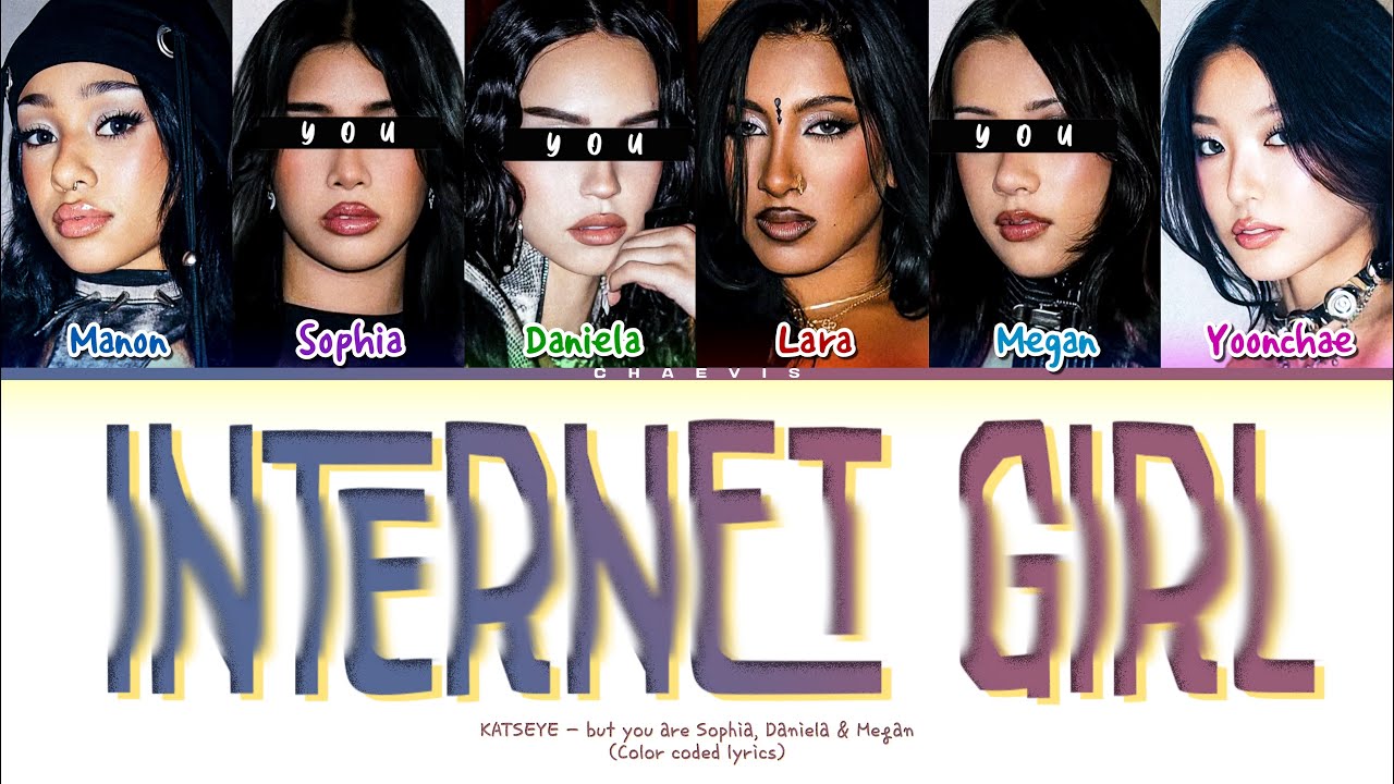 [KARAOKE] KATSEYE- „INTERNET GIRL” but you are Sophia Daniela and Megan (CCL)