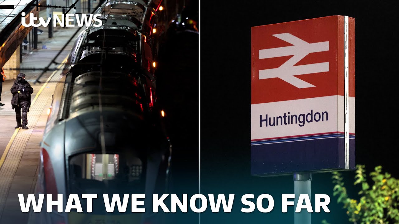 Nine people suffer life-threatening injuries as terror police probe train stabbing | ITV News