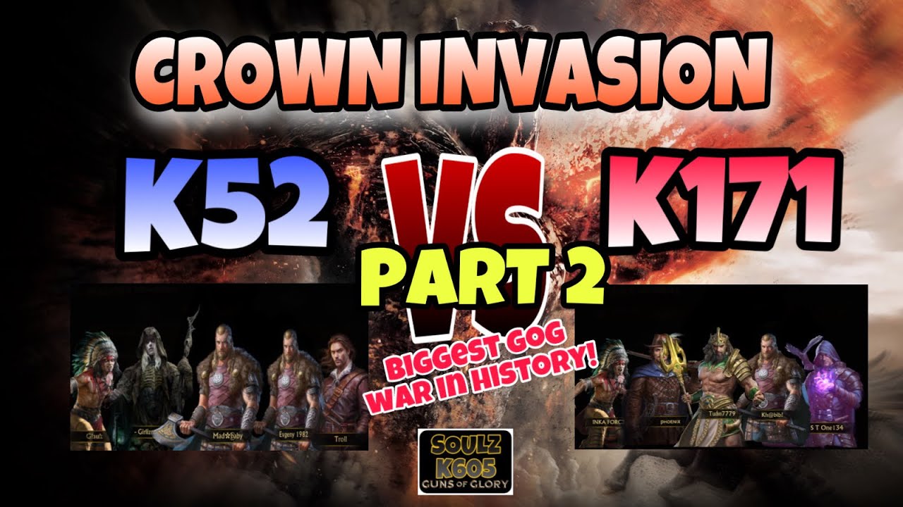 [Guns of Glory] KvK - K52 vs K171 ( Part 2 - Escher VS Girliz!) #gunsofglory #gog #gog #biggestwar