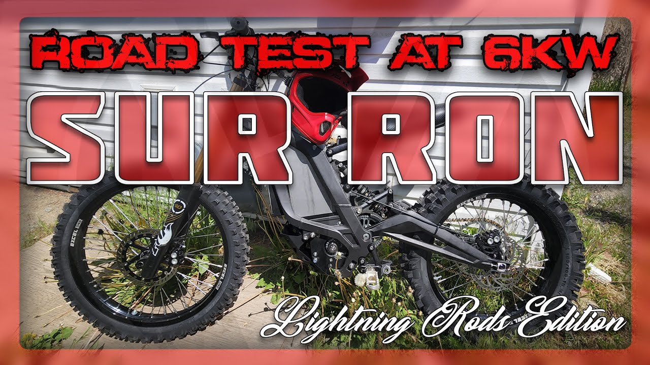 Sur Ron Electric Bike Motor Swap - Lightning Rods Edition 6.5kw Road Test