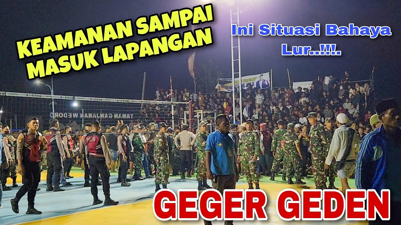 GEGER GEDEN❗️Ini KACAU Permainan Mamanas Suporter Tak TerKontrol 💥 SEMI FINAL TARKAM TERBARU