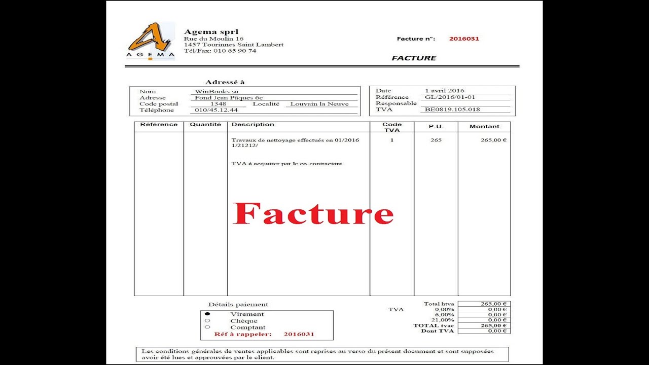 Comment Réaliser  un modèle de  Facture sur Excel 