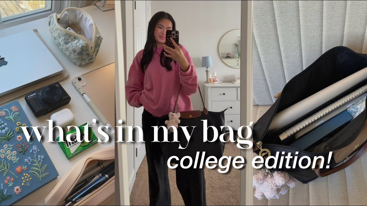 Что в моей сумке Longchamp для колледжа?