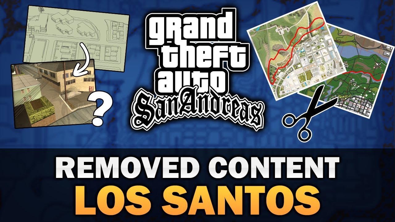 GTA SA - Removed Content - Los Santos [Text video]