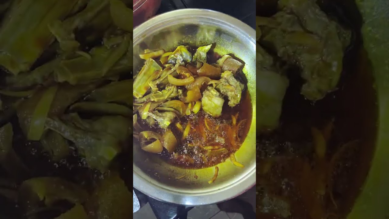 Prepare slimy okro the simplest way