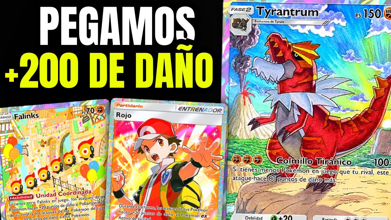 ¡PEGAMOS +200 DE DAÑO! 😱 Tyrantrum se SALE de control en Pokémon TCG Pocket