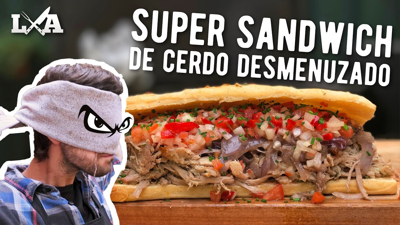 Super Sandwich de Cerdo Desmenuzado - Receta de Locos X el Asado