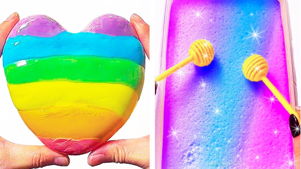 Удовлетворяющая слизь Slime ASMR | Расслабляющее видео слизи # 2310