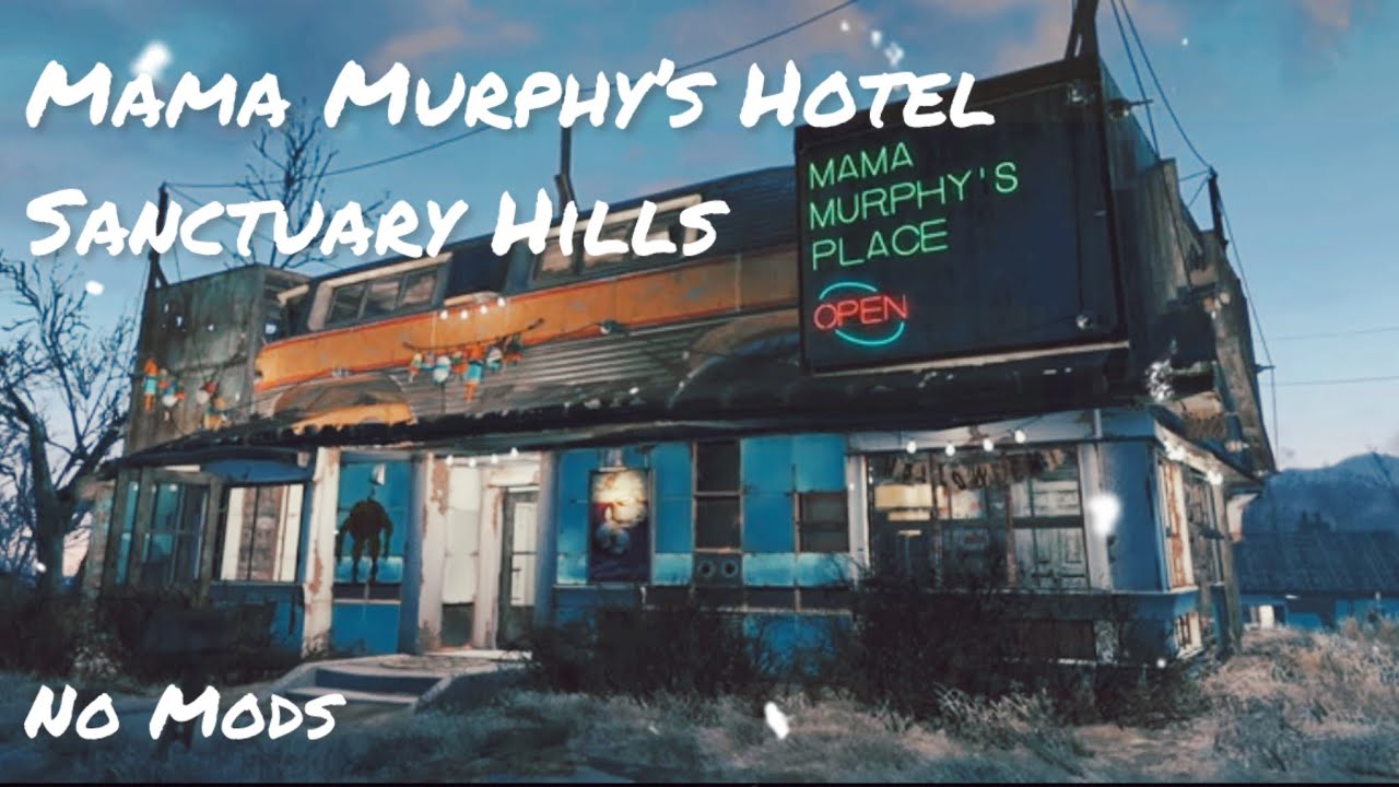 Mama Murphy’s Hotel, Sanctuary Hills Tour (No Mods) - Fallout 4