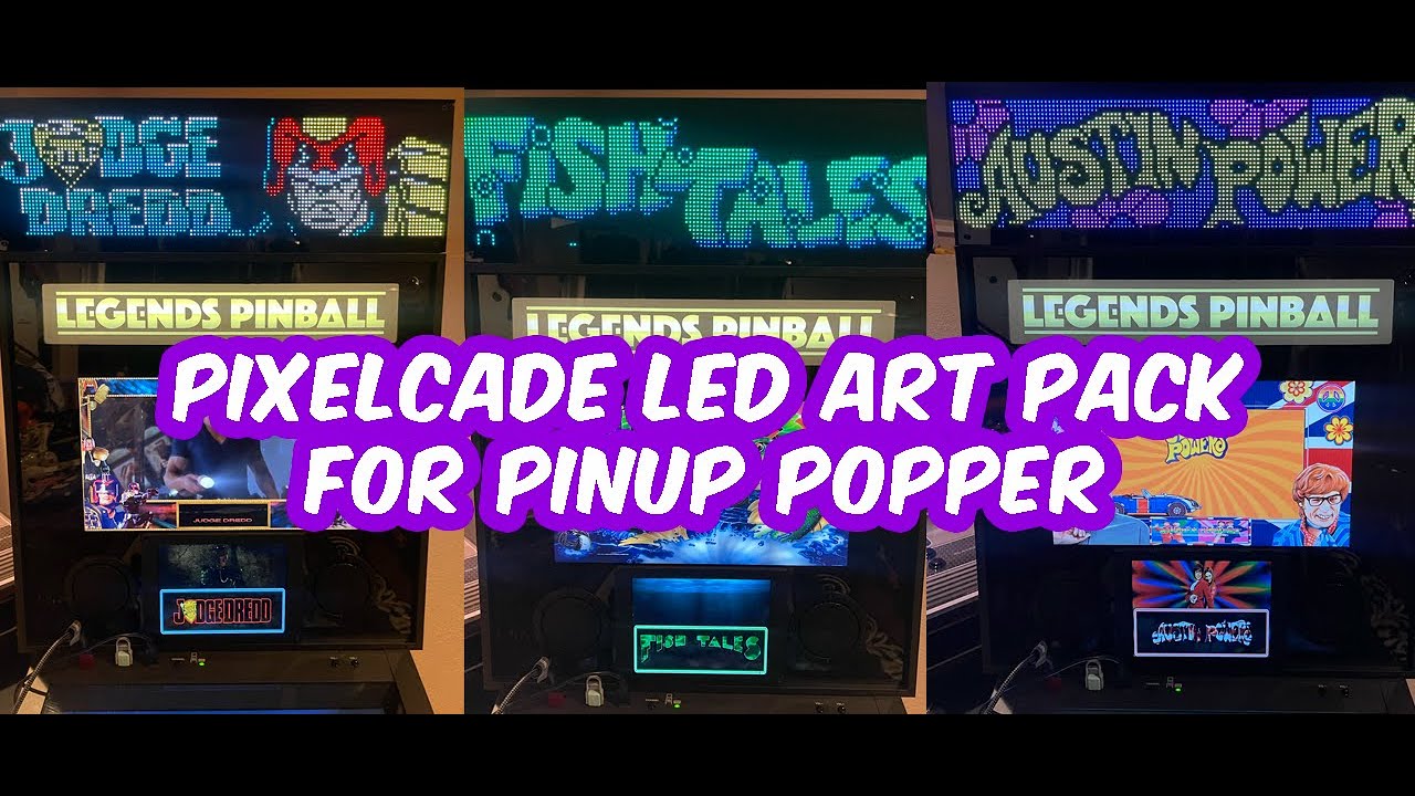 Pixelcade Art Pack for PinUp Popper