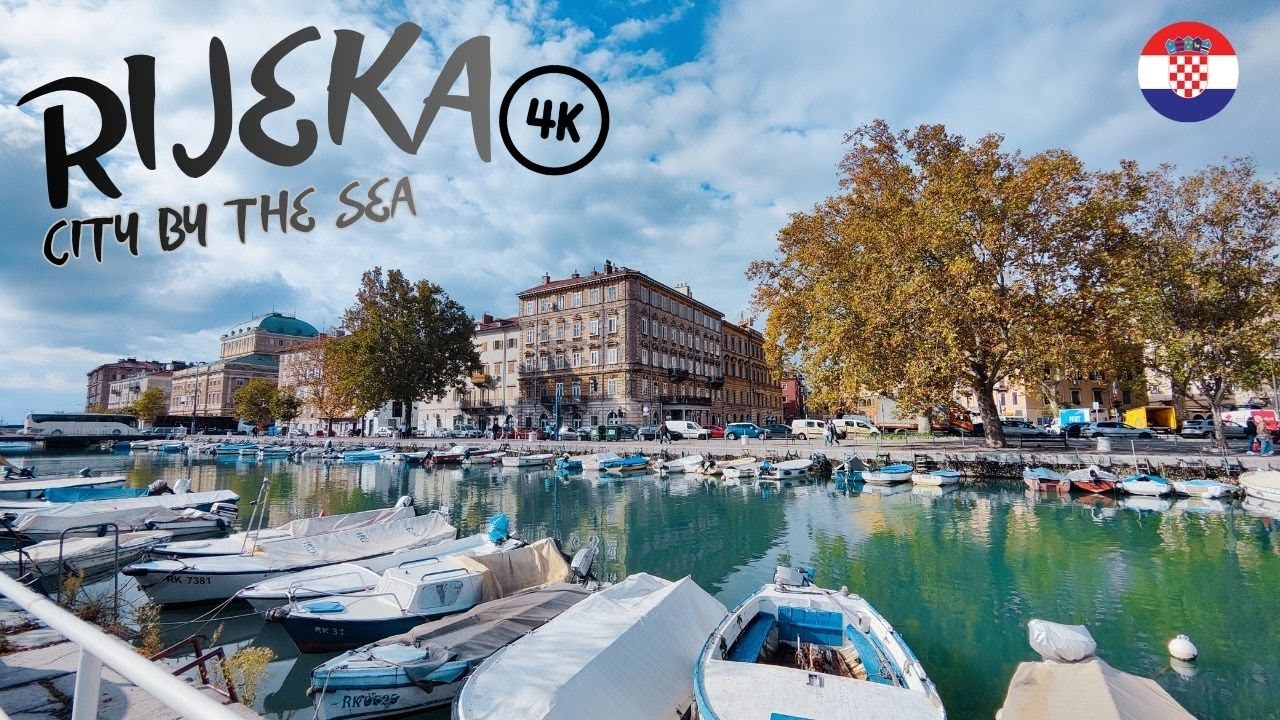 A Coastal City in Autumn 🍁 | Rijeka 4K Walking Tour 🇭🇷