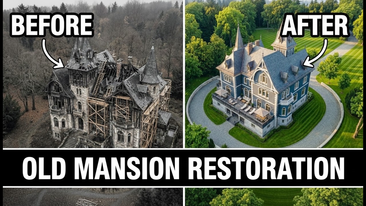 Process of Restoring a Gothic Masterpiece Complete Before & After Transformation