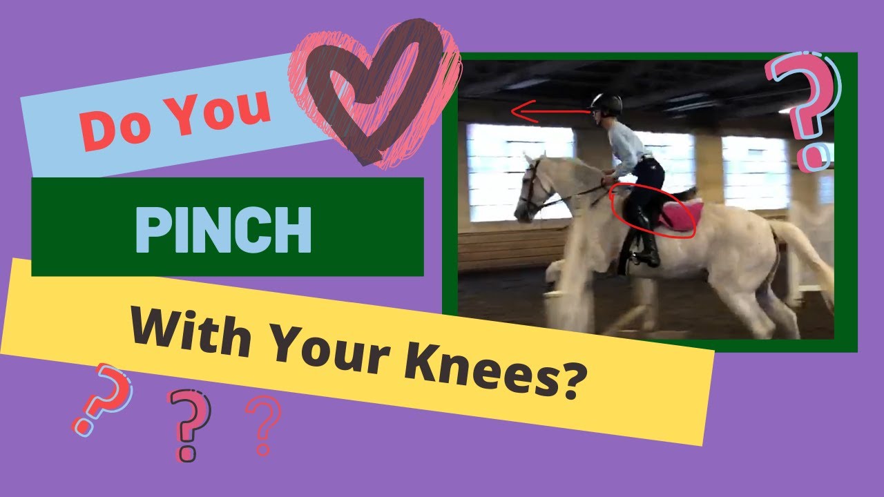 Horse Riding Position Review and How to stop pinching with your knee