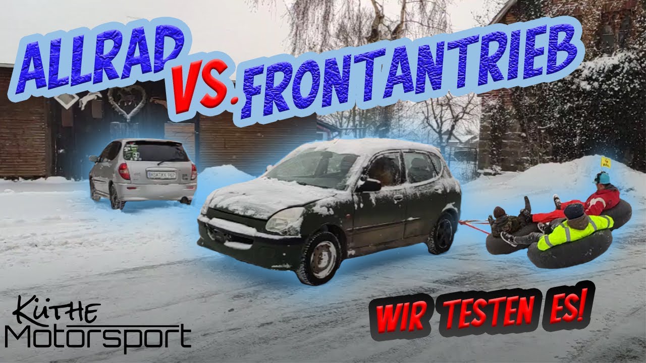 ALLRAD VS. FRONTANTRIEB | Wir testen es! | Daihatsu Sirion Sport | Storia 4 X 4 | Küthe Motorsport