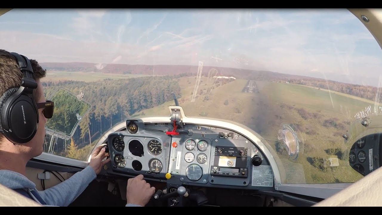 Takeoff and landing in Giengen a.d Brenz EDNG