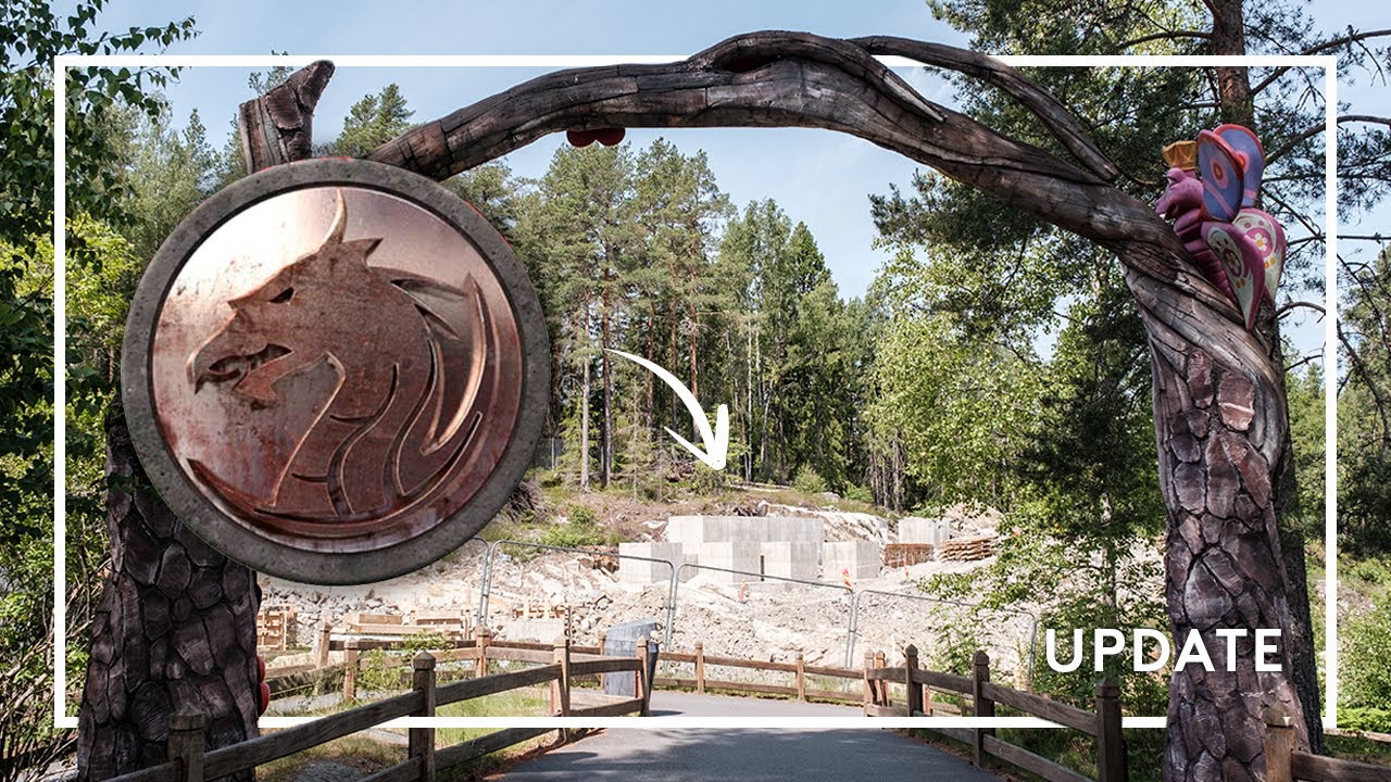 Storm &ndash; Construction update &ndash; New for 2023 Gerstlauer suspended roller coaster at Tusenfryd, Norway