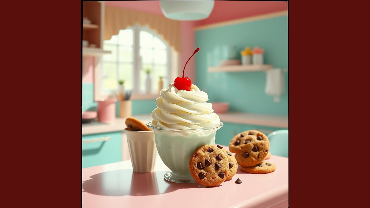 Popsicles and Whipped cream