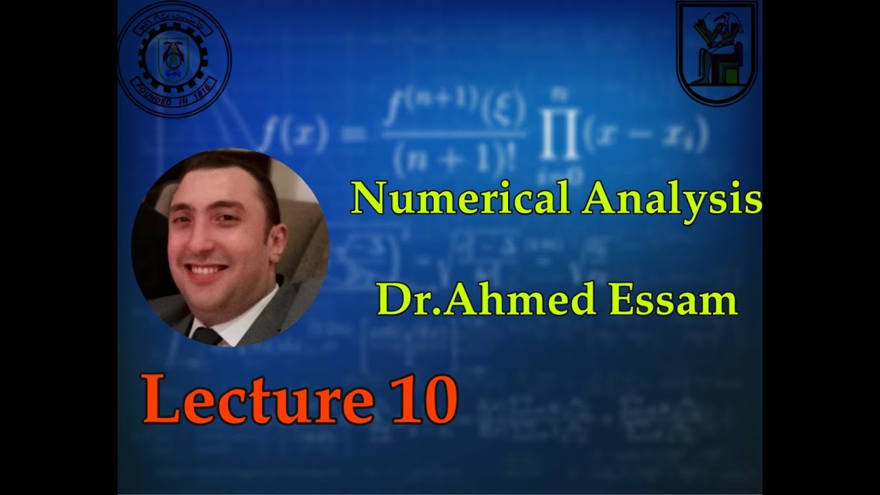 Numerical Analysis Lecture 10 "Gauss quadrature & Multiple integral"