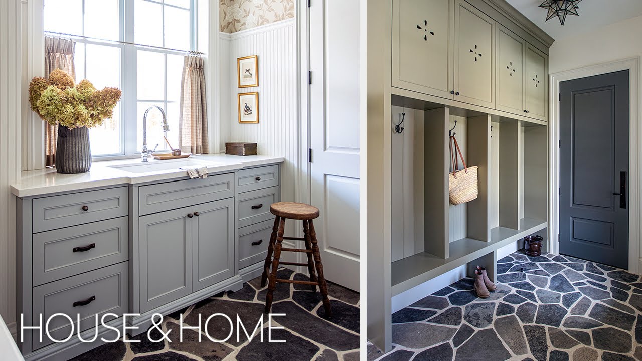 A Designer Laundry Room For A Busy Young Family
