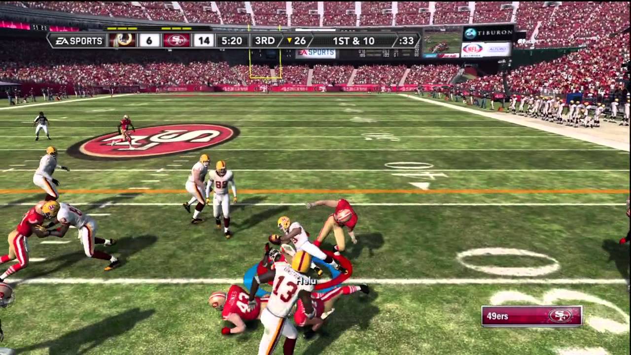 Madden 12-Online ranked gameplay w/commentary[HD]MrgoldenSports Vs Adicards