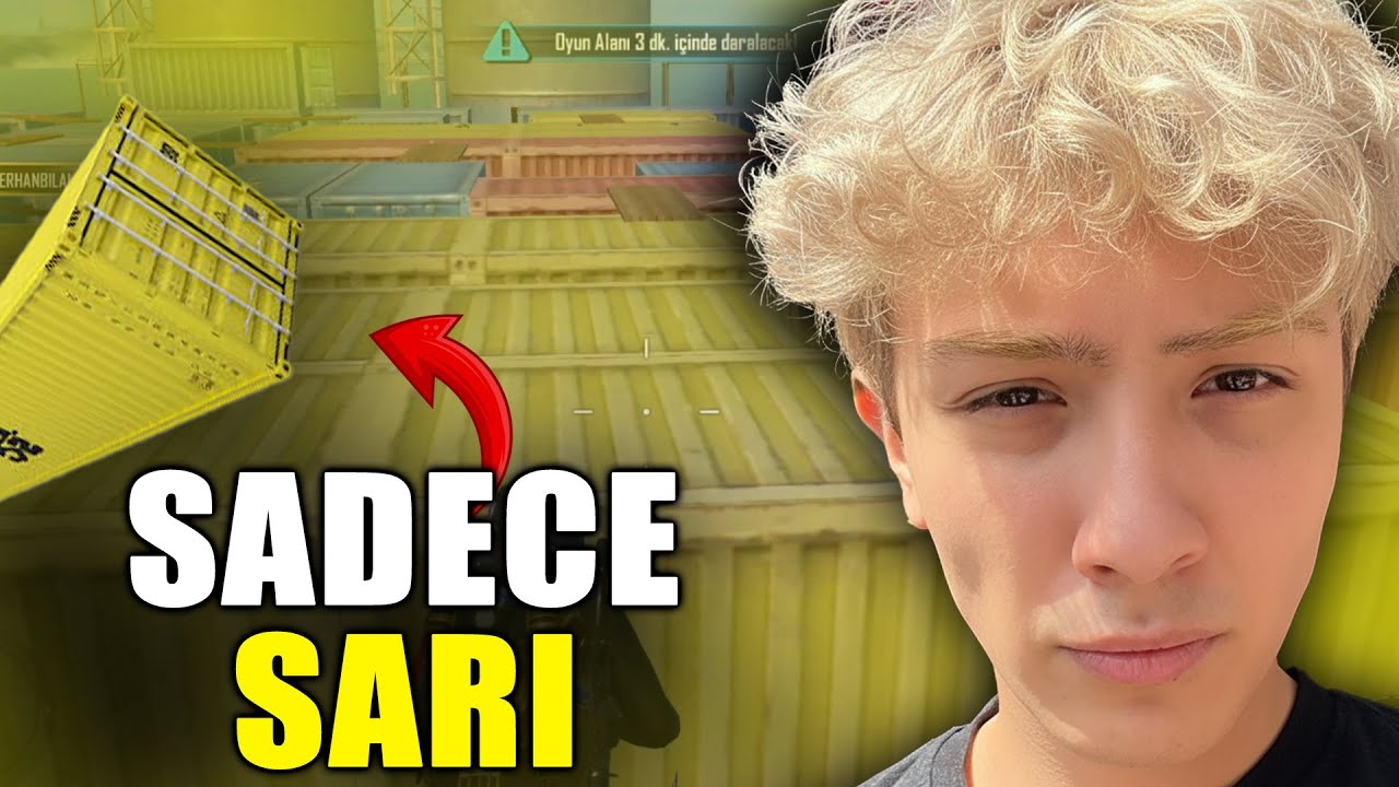 SADECE KONTEYNER LOOTLARI İLE VİN ALMAK !! (sonda yayıncıyı vurdum)