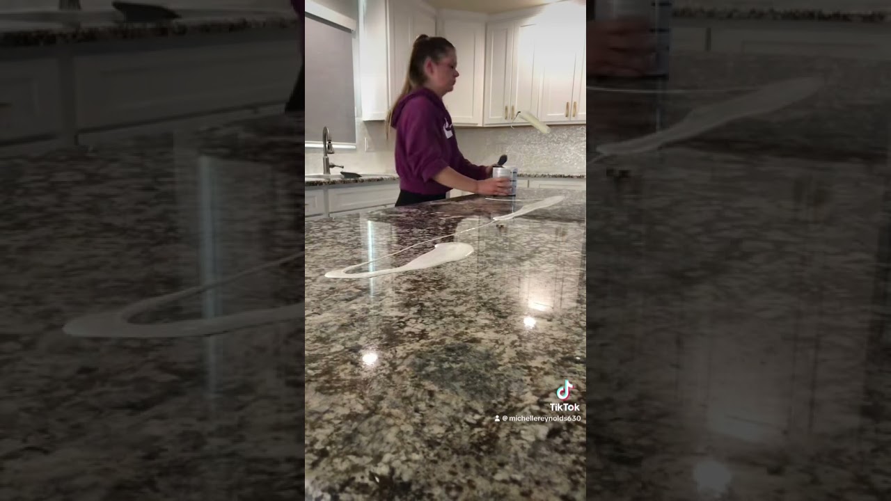 Painting my granite countertops part 1