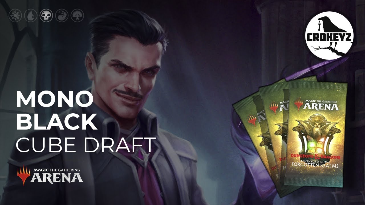 MONO BLACK! Cube Draft | CROKEYZ MTG Arena