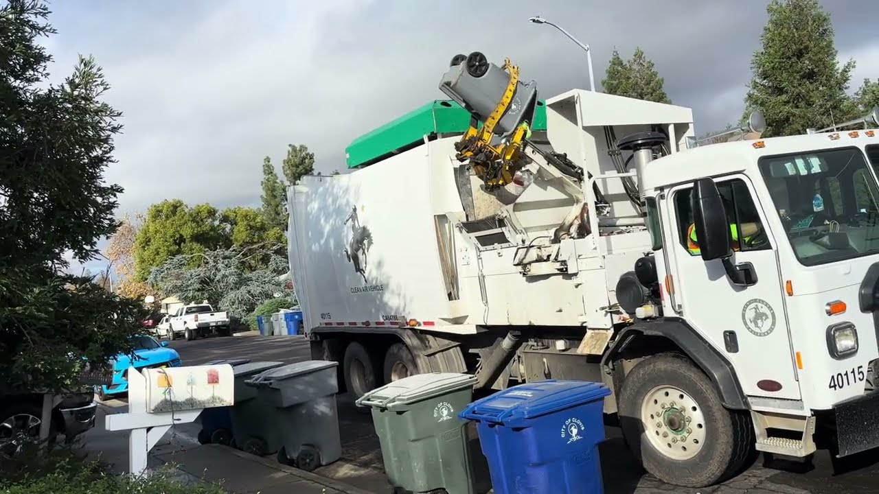Post-Christmas Trash Collection in Clovis