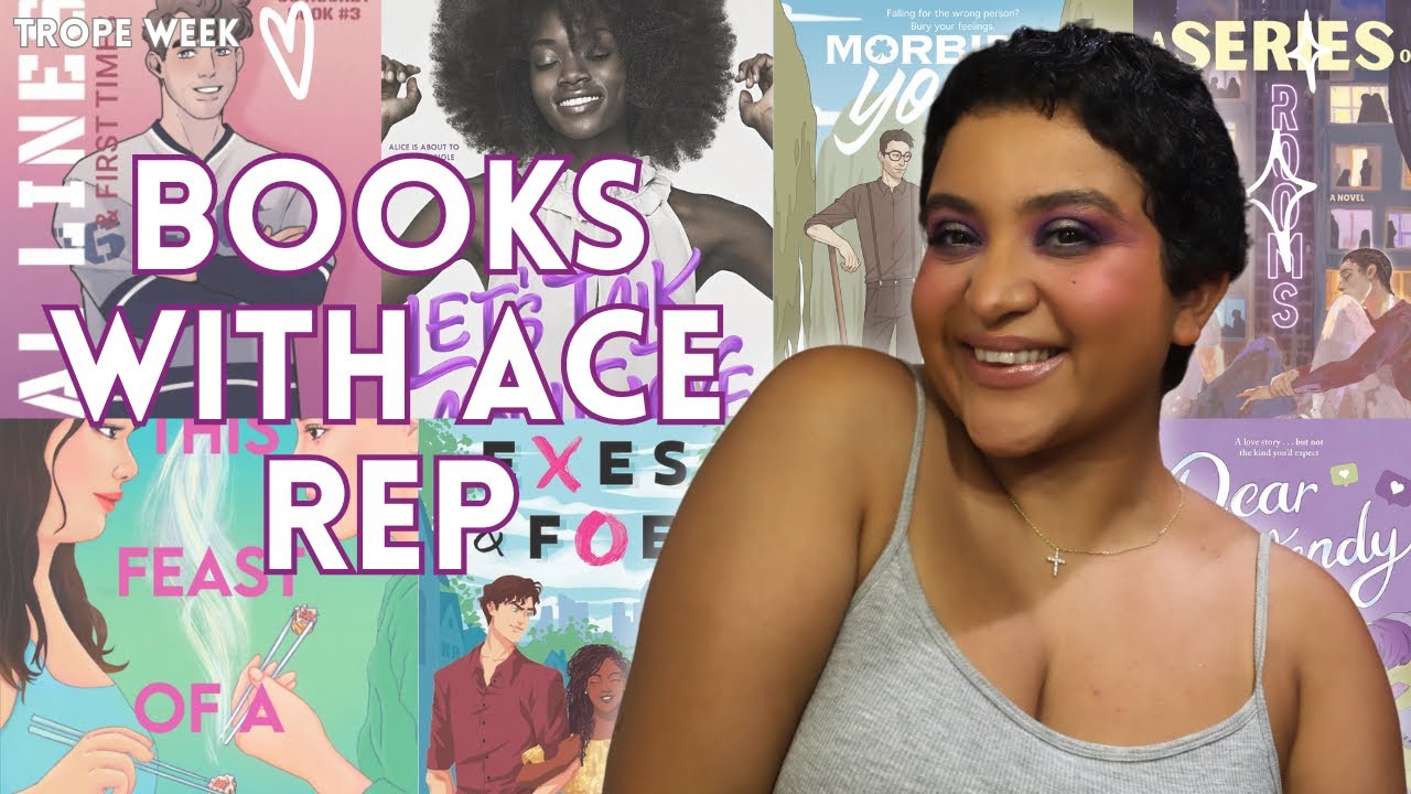 Books with Characters who are Asexual | 20+ ACE BOOK REC'S 🖤🩶🤍💜