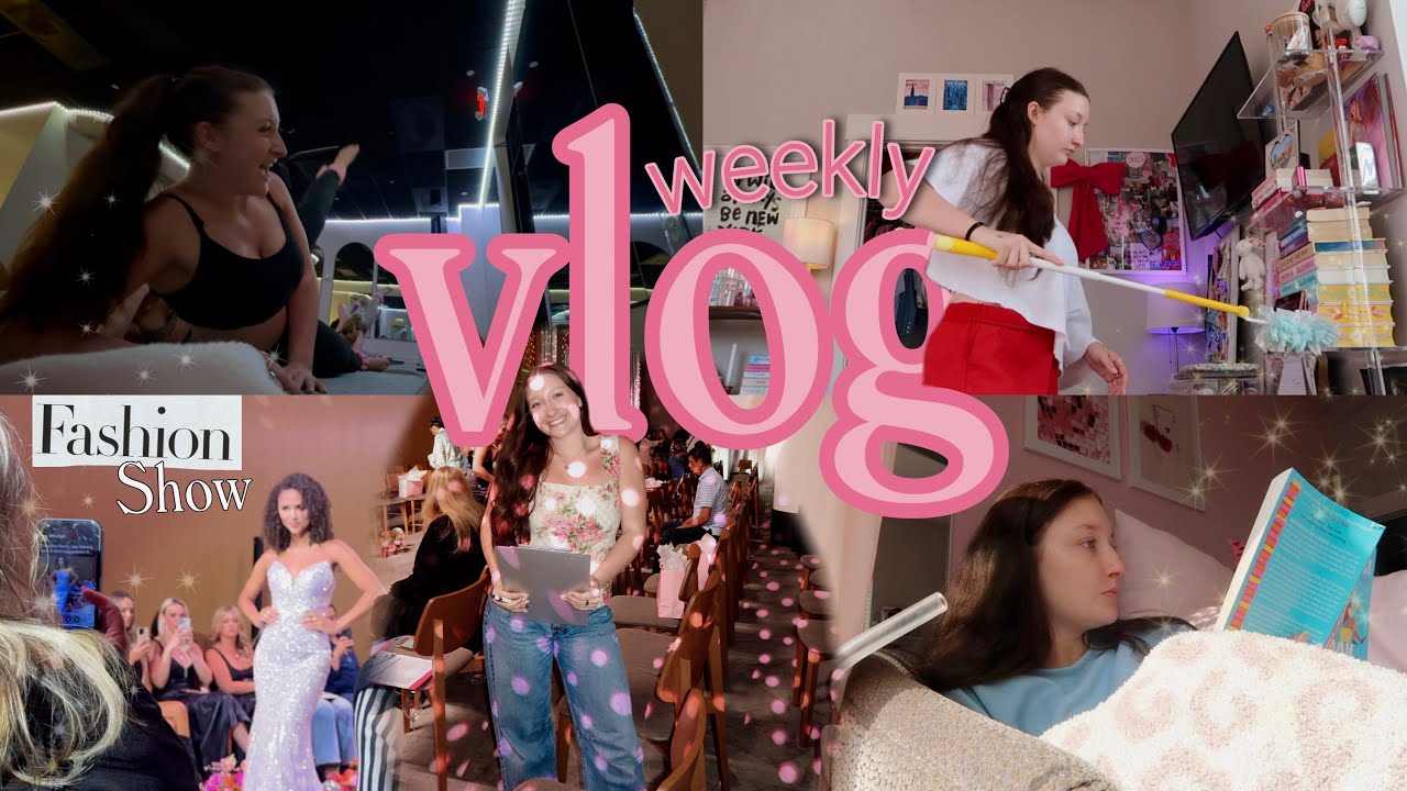 weekly vlogs are back! first fashion show, life updates + last vlog as an 18yr old💌